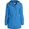 Lands’ End Squall Packable Waterproof Raincoat(Muted Cobalt Blue)