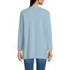 Lands’ End Women’s 3/4 Sleeve Supima Cotton Crewneck Tunic(Light Blue Sky)