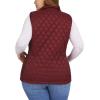 Lands’ End Women’s 3-in-1 Systems Jacket with Removable Puffer Vest(Red)