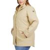 Lands’ End Women’s 3-in-1 Systems Jacket with Removable Puffer Vest(Tan)