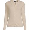 Lands’ End Women’s Cashmere Cardigan Sweater(Champagne)
