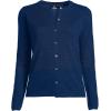 Lands’ End Women’s Cashmere Cardigan Sweater(Deep Sea Navy)
