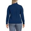 Lands’ End Women’s Cashmere Turtleneck Sweater(Deep Sea Navy)