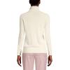 Lands’ End Women’s Cashmere Turtleneck Sweater(Fresh Ivory)
