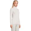 Lands’ End Women’s Cashmere Turtleneck Sweater(Fresh Ivory Rainbow Donegal)