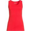 Lands’ End Women’s Cotton Tank Top(Coral Red)