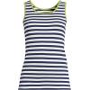 Lands’ End Women’s Cotton Tank Top(Deep Sea Navy Even Stripe)