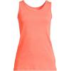 Lands’ End Women’s Cotton Tank Top(Living Coral)