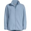 Lands’ End Women’s Cozy Sherpa Full Zip Fleece Jacket(Pale Slate Blue)