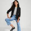 Lands’ End Women’s Crepe Blazer(Black)