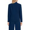 Lands’ End Women’s Crepe Blazer(Deep Sea Navy)