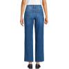 Lands’ End Women’s Denim High Rise Utility Cargo Ankle Jeans(Indigo Tide Blue)