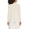 Lands’ End Women’s Drifter Baby Cable Vneck Cardigan Sweater(Fresh Ivory)