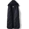 Lands’ End Women’s FeatherFree Insulated Diamond Quilted Maxi Coat(Black)