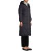 Lands’ End Women’s FeatherFree Insulated Diamond Quilted Maxi Coat(Black)