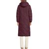 Lands’ End Women’s FeatherFree Insulated Diamond Quilted Maxi Coat(Lush Burgundy)