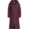 Lands’ End Women’s FeatherFree Insulated Diamond Quilted Maxi Coat(Lush Burgundy)