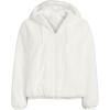 Lands’ End Women’s FeatherFree Insulated Diamond Quilted Reversible Jacket(Eggshell White)