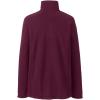 Lands’ End Women’s Full-Zip Mid-Weight Fleece Jacket(Burgundy)