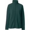 Lands’ End Women’s Full-Zip Mid-Weight Fleece Jacket(Evergreen)