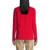 Lands’ End Women’s Full-Zip Mid-Weight Fleece Jacket(Red)