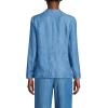 Lands’ End Women’s Indigo Relaxed Blazer made with TENCEL fibers(Soft Indigo)