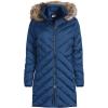 Lands’ End Women’s Insulated Cozy Fleece Lined Primaloft Coat(Deep Sea Navy)