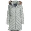 Lands’ End Women’s Insulated Cozy Fleece Lined Primaloft Coat(Light Fog)