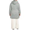 Lands’ End Women’s Insulated Cozy Fleece Lined Primaloft Coat(Light Fog)