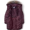 Lands’ End Women’s Insulated Cozy Fleece Lined Primaloft Coat(Midnight Plum)