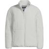Lands’ End Women’s Insulated Wide Channel Commuter Jacket(Light Fog)
