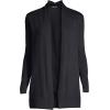Lands’ End Women’s Long Sleeve Open Long Cardigan Sweater(Black)