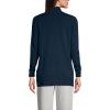 Lands’ End Women’s Long Sleeve Open Long Cardigan Sweater(Radiant Navy)