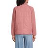 Lands’ End Women’s Mixed Media Sherpa Fleece Jacket(Dark Rose Clay)