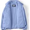 Lands’ End Women’s Mixed Media Sherpa Fleece Jacket(Light Cornflower)