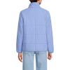 Lands’ End Women’s Mixed Media Sherpa Fleece Jacket(Light Cornflower)