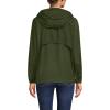 Lands’ End Women’s Packable Water Resistant UPF 50 Windbreaker Jacket(Dark Cilantro Green)