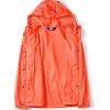 Lands’ End Women’s Packable Water Resistant UPF 50 Windbreaker Jacket(Papaya Orange)