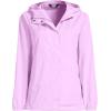 Lands’ End Women’s Packable Water Resistant UPF 50 Windbreaker Jacket(Wild Lilac)