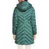 Lands’ End Womens Plush Lined Insulated Coat Washed Evergreen Regular Medium