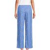 Lands’ End Women’s Print Flannel Pajama Pants(Clear Blue Playful Puffins)