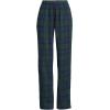 Lands’ End Women’s Print Flannel Pajama Pants(Deep Forest Blackwatch Plaid)
