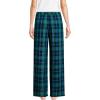 Lands’ End Women’s Print Flannel Pajama Pants(Light Emerald Blackwatch)