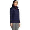 Lands’ End Womens Puffer Down Jacket Deep Sea Navy Tall Large