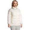 Lands’ End Womens Puffer Down Jacket Ivory Petite Plus 2x