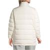 Lands’ End Womens Puffer Down Jacket Ivory Plus 3x