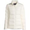 Lands’ End Womens Puffer Down Jacket Ivory Plus 3x