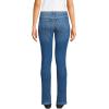 Lands’ End Women’s Recover Denim Mid Rise Slim Leg Jeans(Indigo Tide Blue)