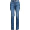Lands’ End Women’s Recover Denim Mid Rise Slim Leg Jeans(Indigo Tide Blue)