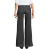 Lands’ End Women’s Recover High Rise Wide Leg Jeans(Black Stone Wash)
